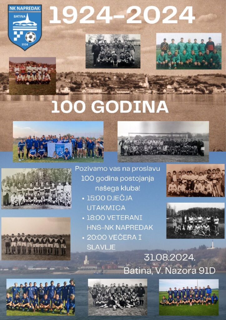 NK Napredak slavi 100 godina postojanja